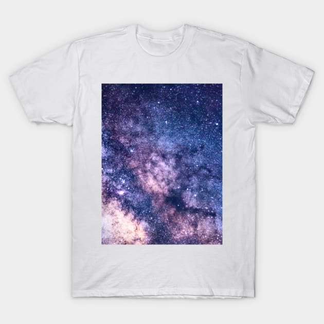 Purple Star Galaxy T-Shirt by NewburyBoutique